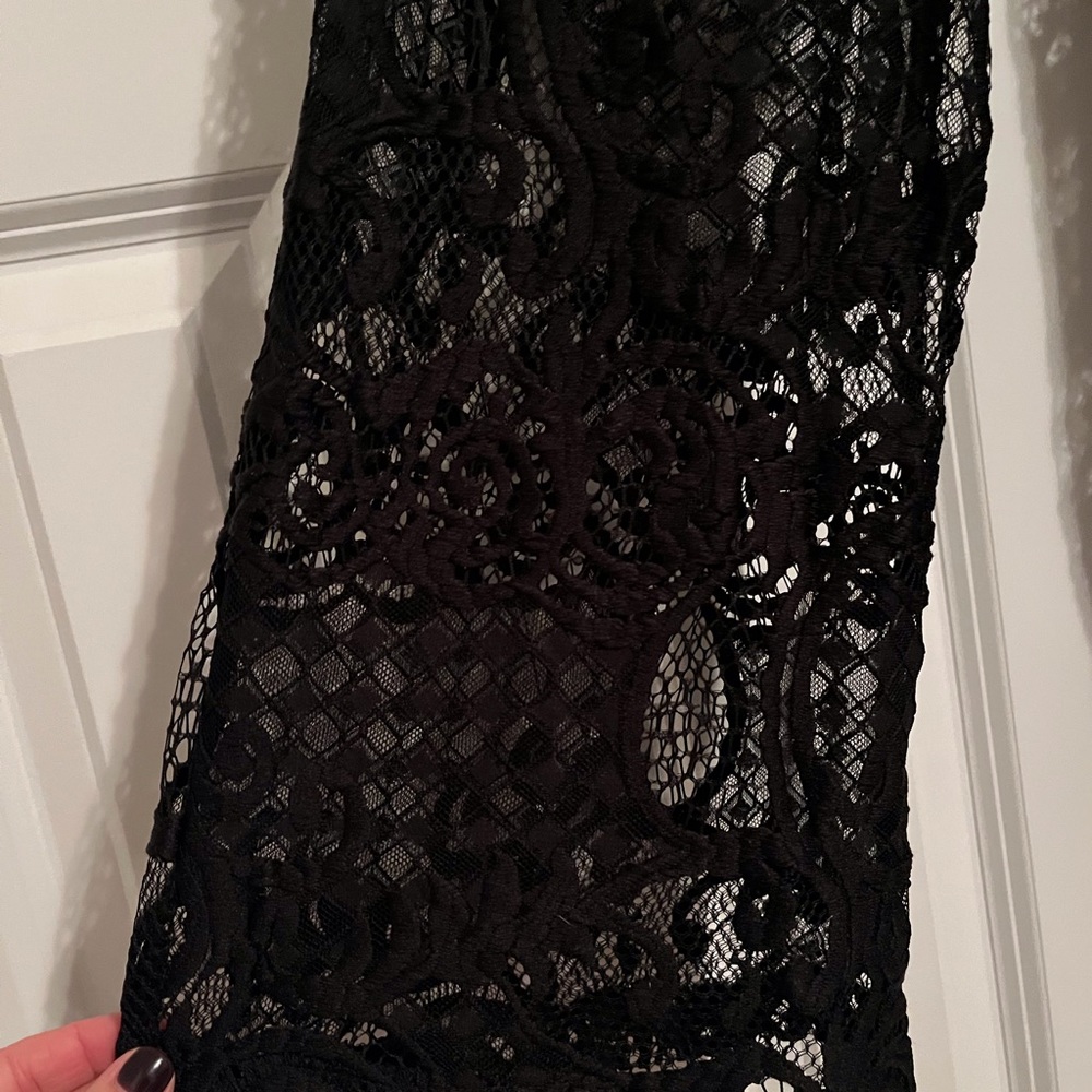 Kendall & Kylie halter-neck lace jumpsuit with cutouts XS - Picture 8 of 11